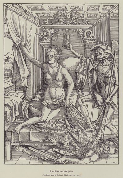 La muerte y la mujer de Nicolaus Meldemann