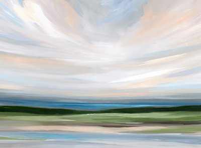 Paisaje abstracto y tranquilo de Nicole Walsh