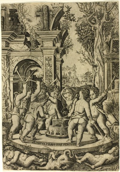 Destino de la Lengua Malvada de Nicoletto da Modena