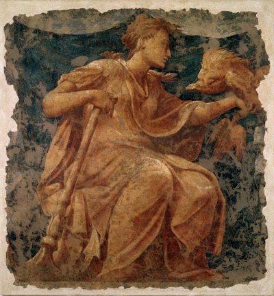 Esperanza, una de las tres Virtudes Teológicas de Nicolo dell and Fontana, Alberto Abate
