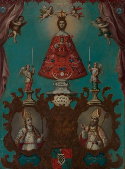 La Virgen del Camino con San Fermín y San Saturnino de Nicolás Enríquez