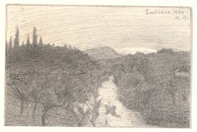 Paisaje italiano de Niels Jakob Jakobsen Bjerre