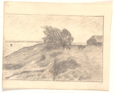 Vista en Vejbjerggaard con Venø de Niels Jakob Jakobsen Bjerre