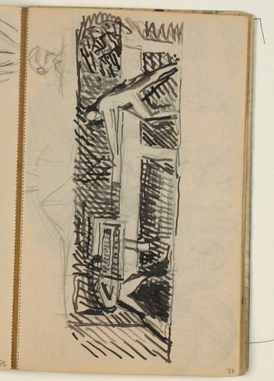 Composición de figuras - boceto para relieve sobre varios oficios? de Niels Larsen Stevns