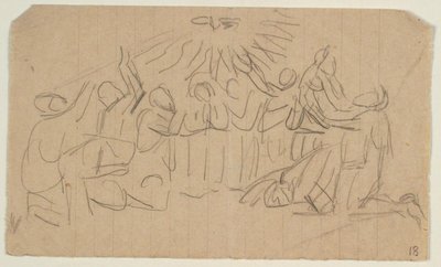 Boceto de composición de Niels Larsen Stevns
