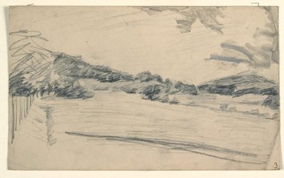 Paisaje con una alameda de Niels Larsen Stevns