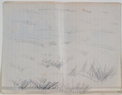 Boceto de paisaje de Niels Larsen Stevns