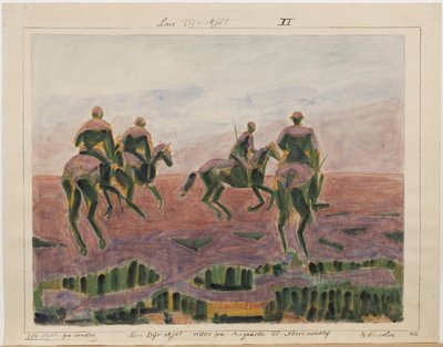 Lars Dyrskøjt cabalga de Aagaarde a Nørresundbye de Niels Larsen Stevns
