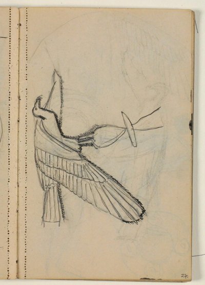 Estudios de aves, probablemente después de un modelo de Niels Larsen Stevns