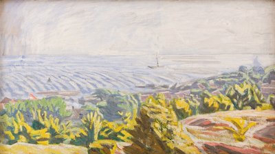 Vista desde Bokul, Gudhjem de Niels Larsen Stevns