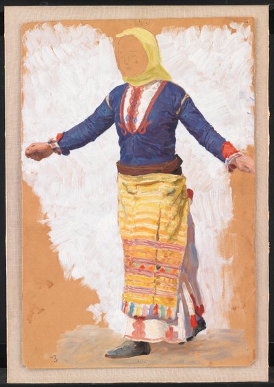 Mujer bailando. Megara de Niels Skovgaard
