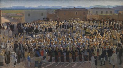 La danza de las mujeres en Megara de Niels Skovgaard