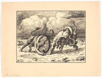 El dragón en Brande de Niels Skovgaard