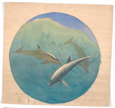 Delfines Saltando de Niels Skovgaard