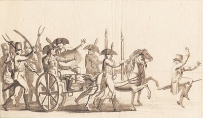 Entrada triunfal de Cathcart y Gambier en Londres después de la expedición a Copenhague de Niels Truslew