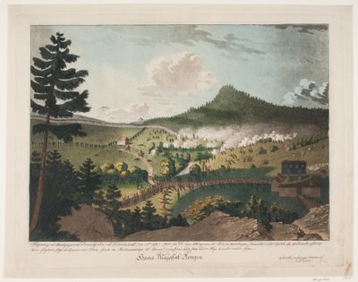 Combate en Berbyegaard en Enningdalen, cerca de Frederichshald, el 12 de septiembre de 1808 de Niels Truslew