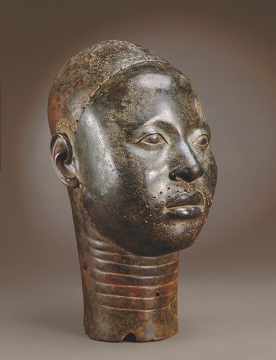 Cabeza de un Oni, Ife, siglo XII - XV de Nigerian