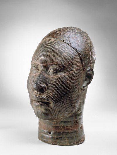 Oni, cabeza de un rey, Ife, siglo XII - XV de Nigerian
