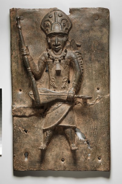Placa, posiblemente 1500s-1600s de Nigerian Nigerian