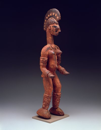 Figura femenina de pie, finales del siglo XIX a XX de Nigerian Nigerian