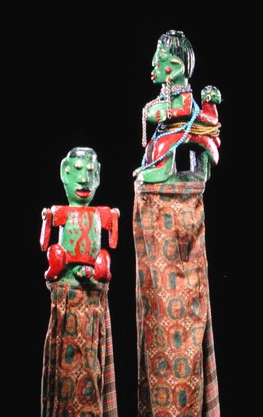 Marionetas Yoruba de Nigerian Nigerian