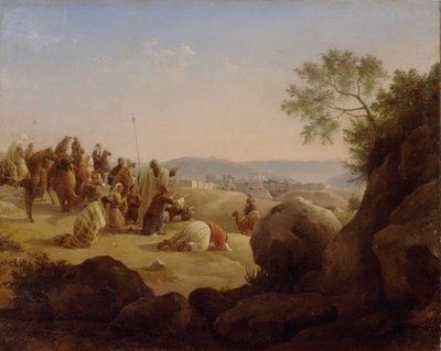 Peregrinos Ante Jerusalén de Nikanor Grigoryevich Chernetsov