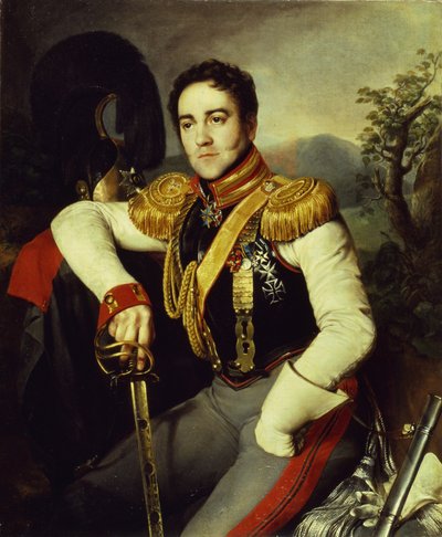 Retrato del Conde Vladimir Stepanovich Apraksin de Nikifor Stepanovich Krylov