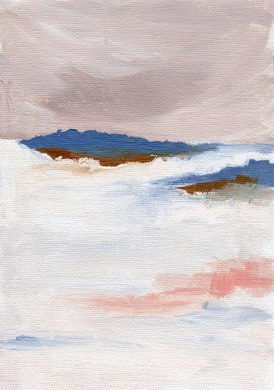 Horizonte sereno en tonos pastel de Nikita Jariwala