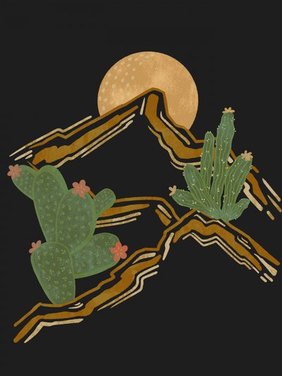 Montañas de la Luna del Desierto de Nikita Jariwala