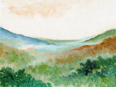 La serenidad de la montaña brumosa de Nikita Jariwala