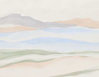 Capas de la montaña Pastel de Nikita Jariwala