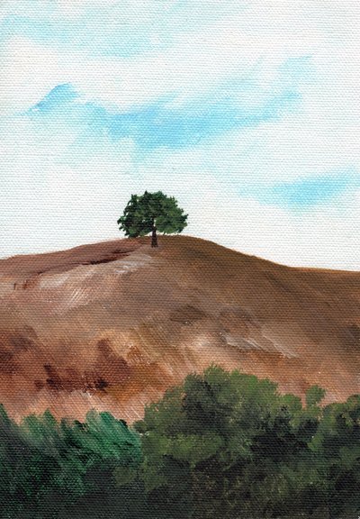 El árbol de la colina solitaria de Nikita Jariwala