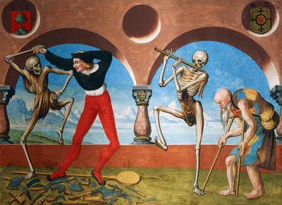 La muerte, el artesano y el mendigo de Niklaus Manuel