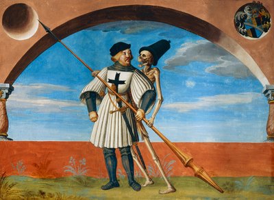 La muerte y el caballero teutónico de Niklaus Manuel