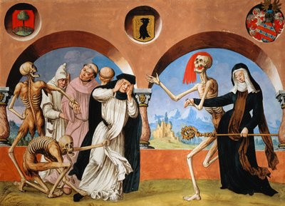 La muerte, los monjes y la abadesa de Niklaus Manuel