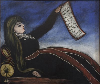 Mujer georgiana en un sofá de Niko Pirosmanashvili