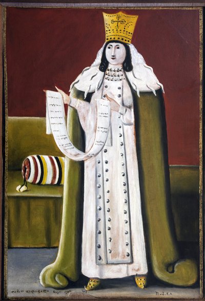 Reina Tamar de Georgia (1160-1213) de Niko Pirosmanashvili