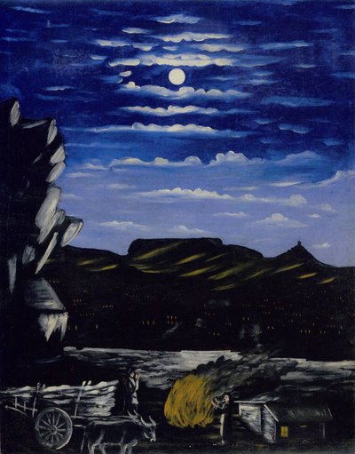 Colina del Arsenal de Noche de Niko Pirosmani