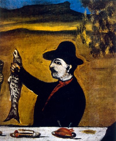 Retrato de un hombre de Niko Pirosmani