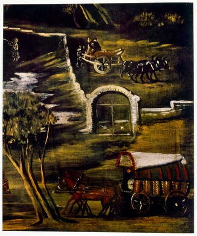 Transporte por el campo de Zaqatala de Niko Pirosmani
