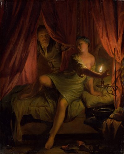 La Imprudencia de Candaules, finales del siglo XVII-principios del siglo XVIII de Nikolaas Verkolje
