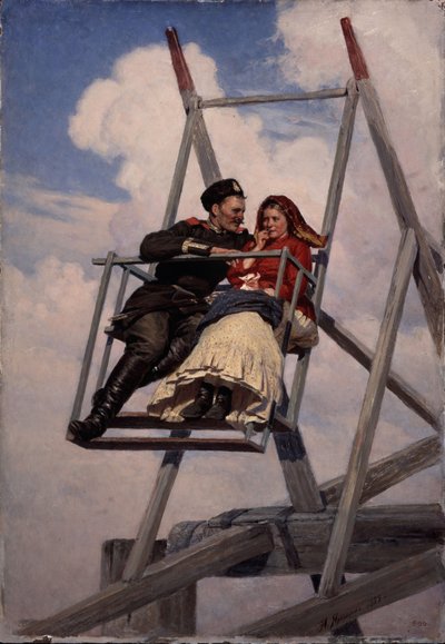 En el Columpio, 1888 de Nikolai Aleksandrovich Yaroshenko