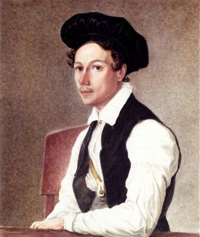 Retrato del Decembrista Mikhail Alexandrovich Bestuzhev 1800-1871, 1837-1839 de Nikolai Alexandrovich Bestuzhev