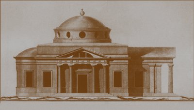 Proyecto de la Catedral de San José en Mogilev, c. 1780 de Nikolai Alexandrovich Lvov
