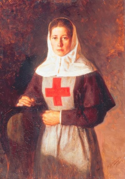 Una enfermera de Nikolai Alexandrowitsch Jaroschenko