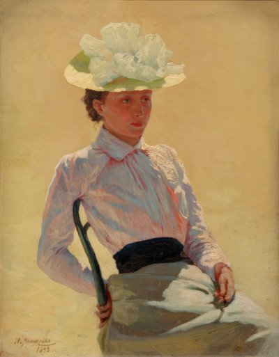 Retrato de una mujer desconocida de Nikolai Alexandrowitsch Jaroschenko