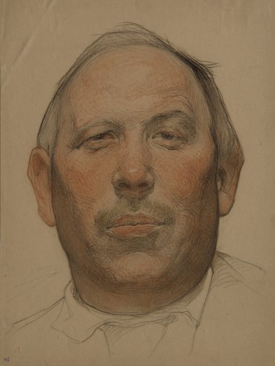 Retrato de Demyan Bedny 1883-1945, años 1920 de Nikolai Andreevich Andreev