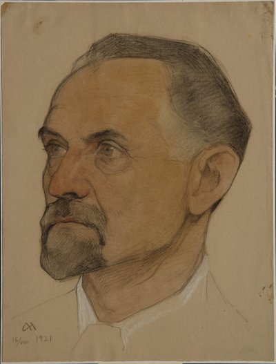 Retrato de Leonid Borisovich Krasin 1870-1926, 1921 de Nikolai Andreevich Andreev