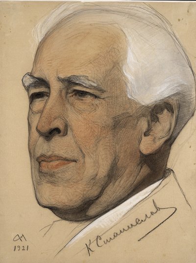 Retrato del director Konstantin S. Stanislavsky 1863-1938, 1921 de Nikolai Andreevich Andreev
