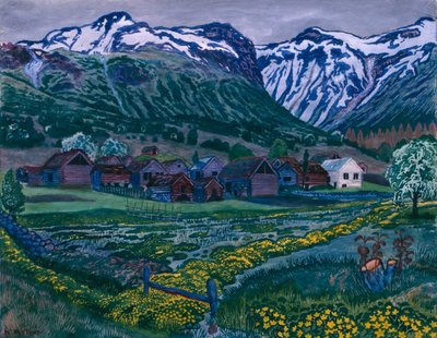 noche de ranúnculo de Nikolai Astrup